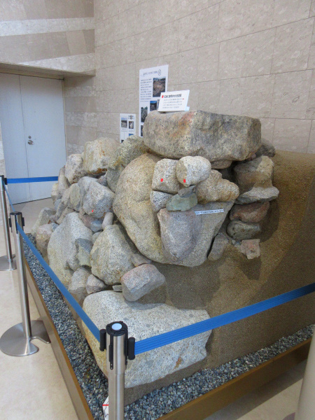 神戸市埋蔵文化財センター 兵庫城の石垣