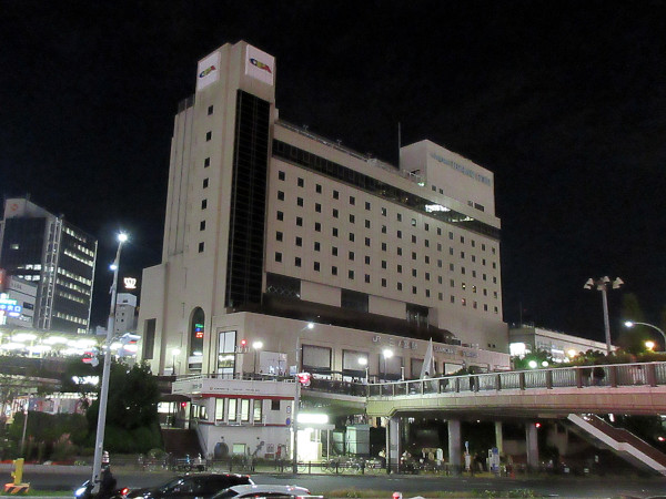 夜の三宮ターミナルホテル